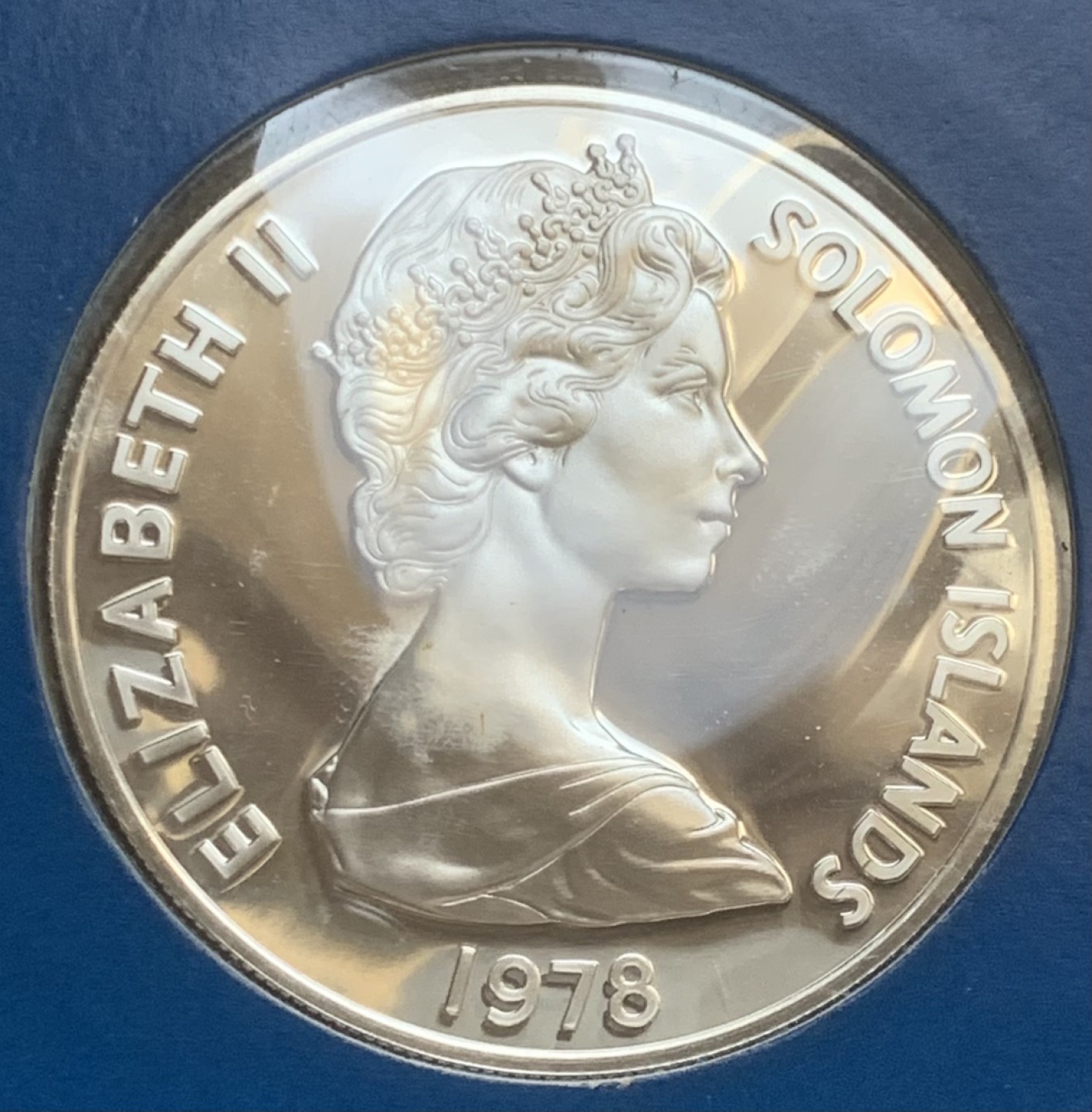 瓶子🏺第83期拍卖会 所罗门群岛1978年套币7枚  盒装带签名证 含一枚稀少大银币