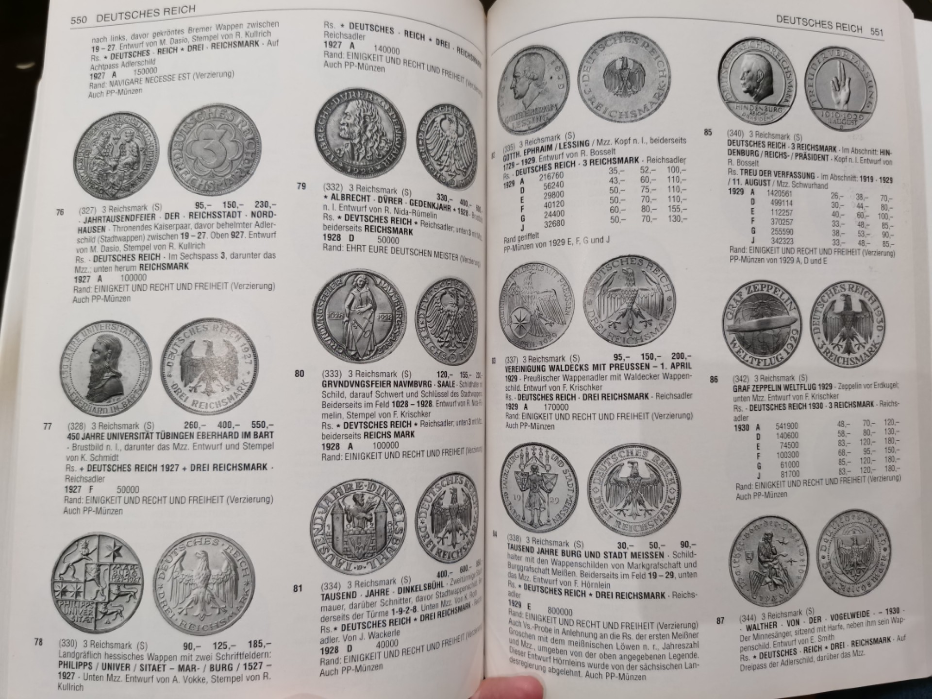 博洋堂世界钱币拍卖第019期（全场包邮） 2017年德国巴腾贝格目录，非常著名的一本德系币目录，记录了从1801年至今的德国与其殖民地发行过的各式各样的钱币，书非全新，但保存得很好,喜欢德国币的朋友不容错过
