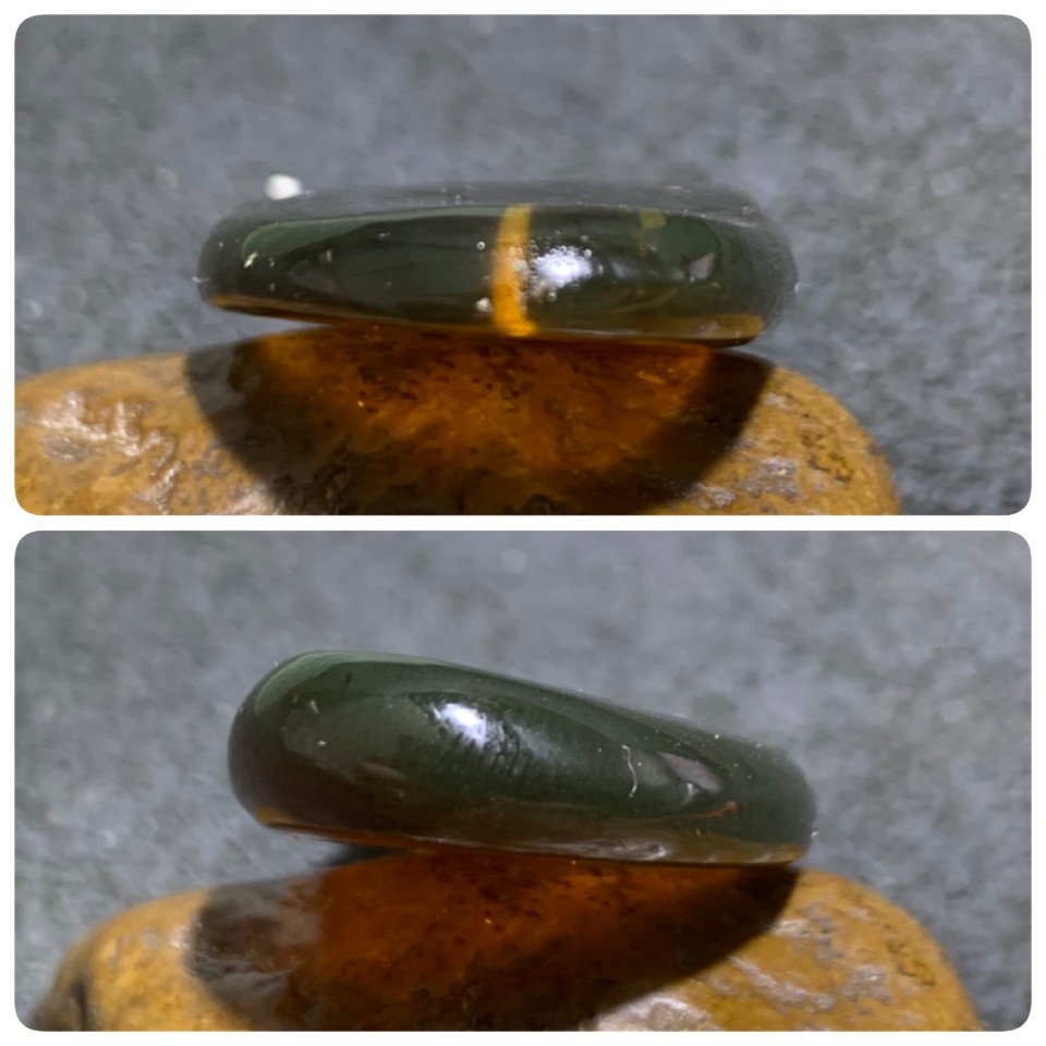 精美缅甸棕红珀随形吊坠一个