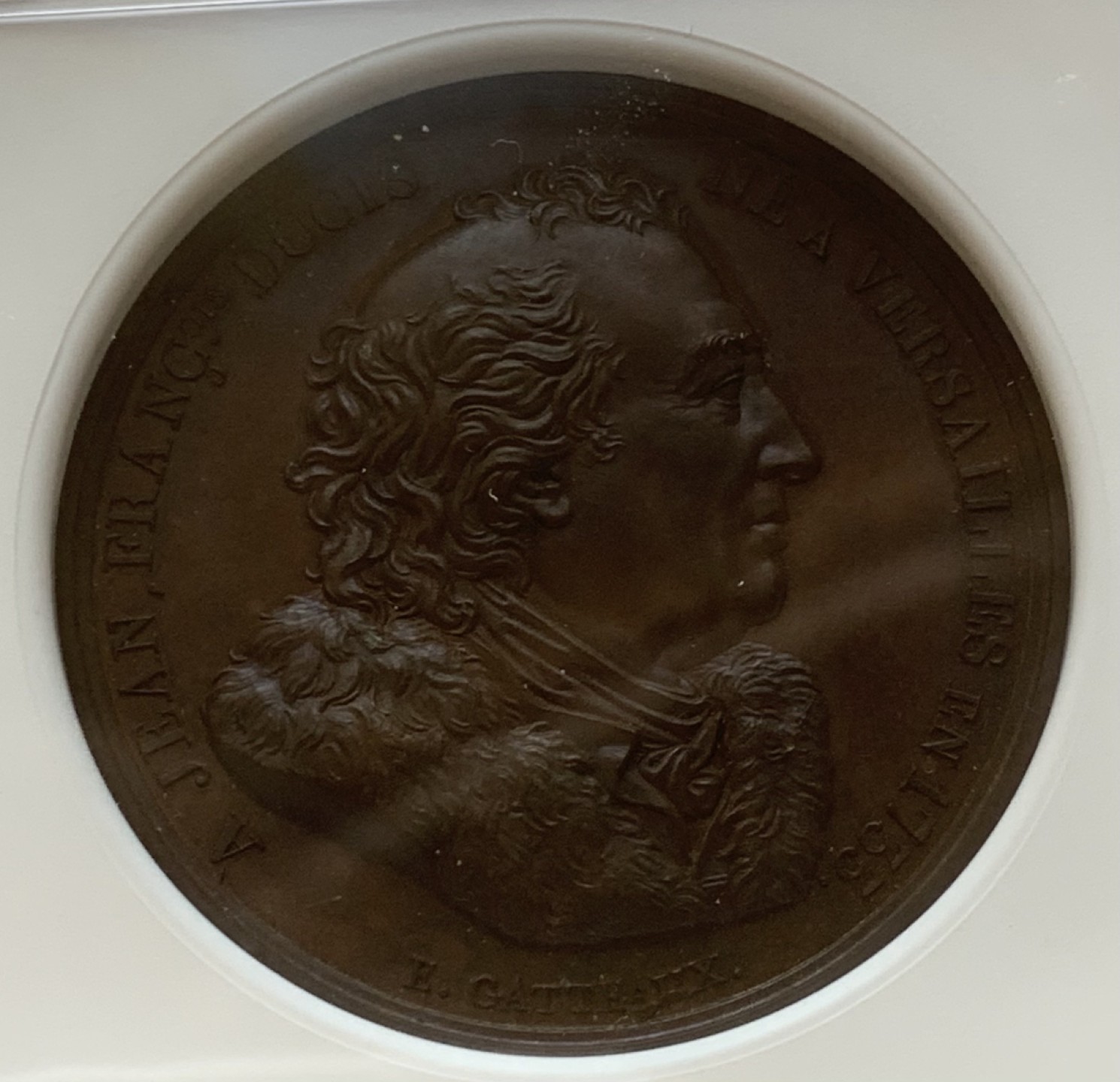 瓶子🏺第83期拍卖会 法国1816年名人系列铜章NGC MS63