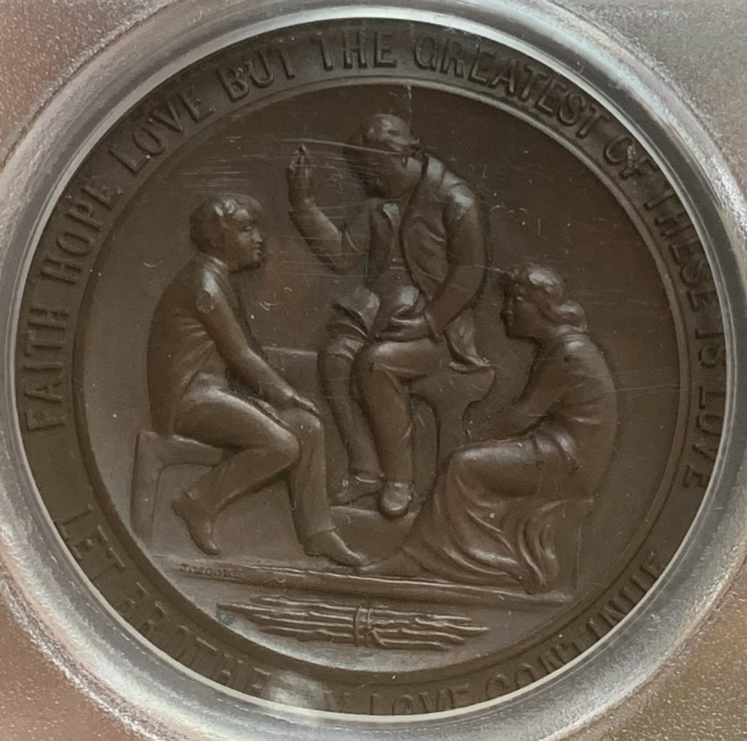 瓶子🏺第83期拍卖会 英国1895年教育系列铜章  原铸样章  PCGS  SP63