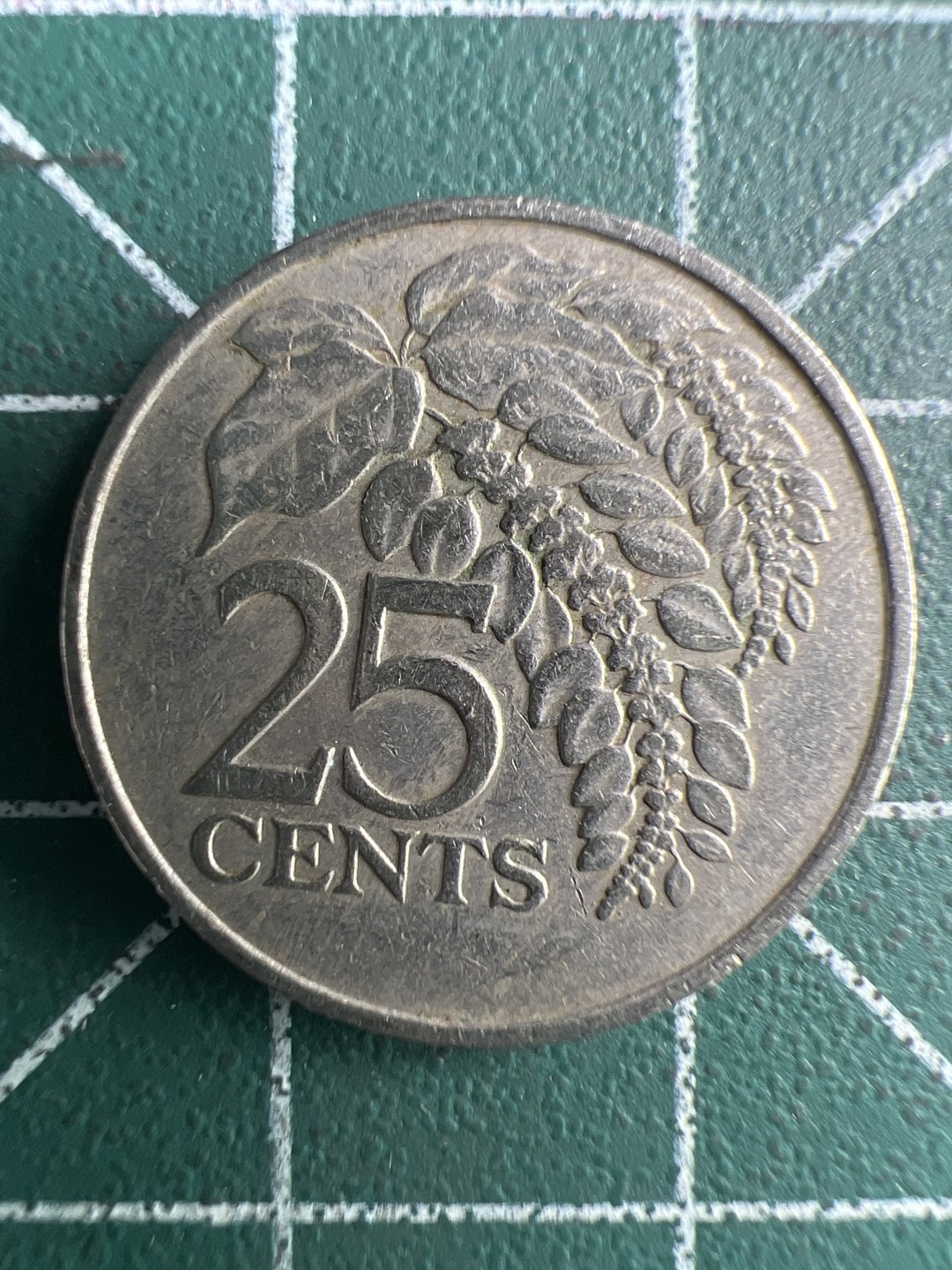 泡泡堂第253期  世界硬币 （无押金，捡漏，全场20包邮，偏远地区除外，接收代拍业务） 特立尼达和多巴哥25分