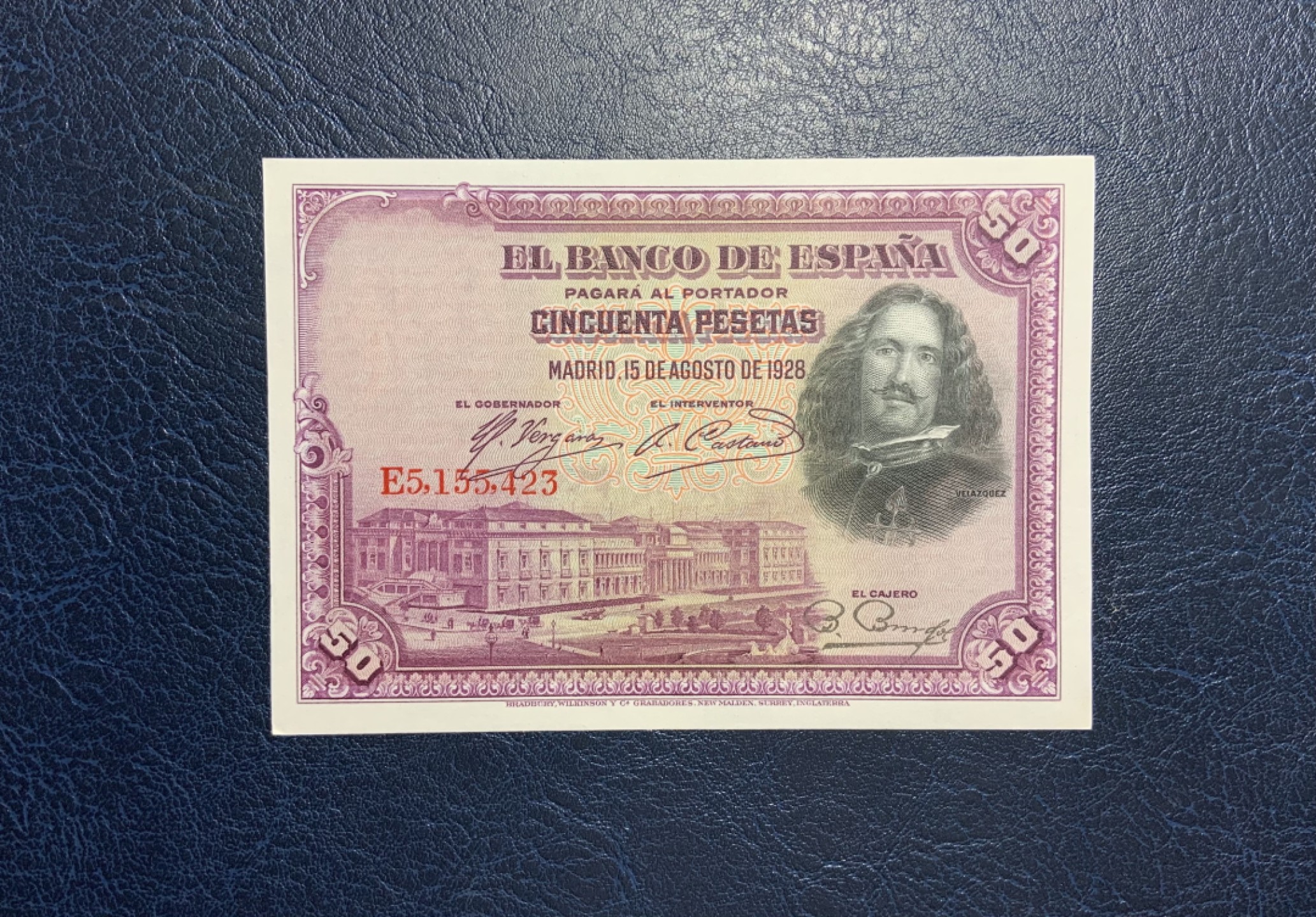 收藏联盟Quantum Auction 第241期拍卖  西班牙1928年50比塞塔 品相AU