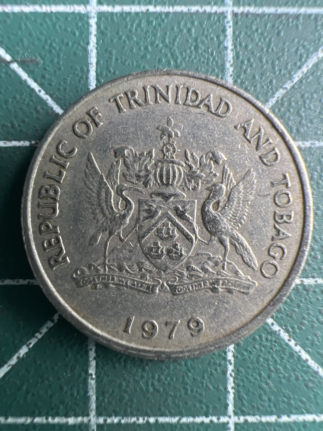 泡泡堂第253期  世界硬币 （无押金，捡漏，全场20包邮，偏远地区除外，接收代拍业务） 特立尼达和多巴哥25分