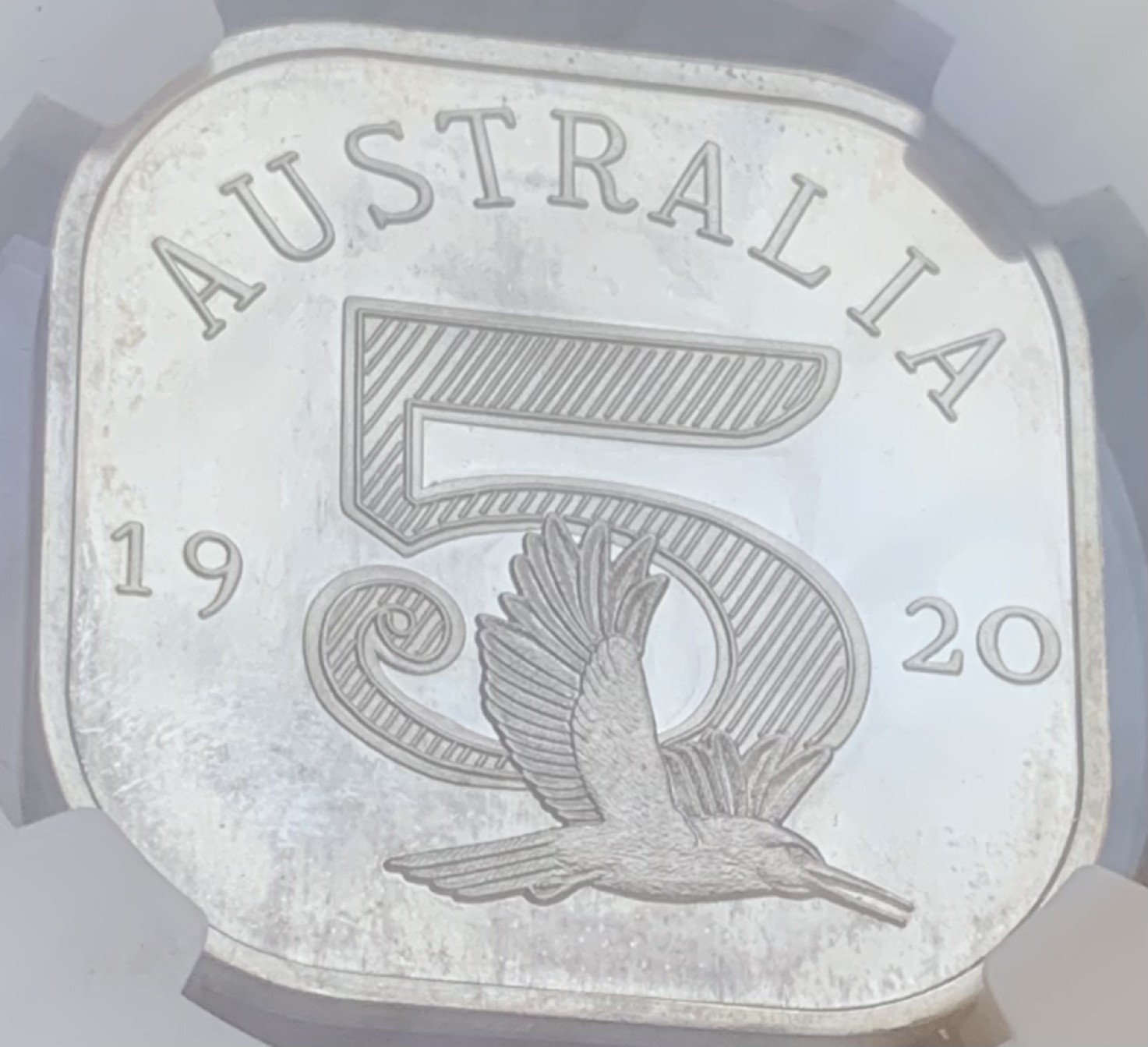 瓶子🏺第83期拍卖会 澳大利亚1920年5S精制银币NGC PF67  后铸  珍稀币目录