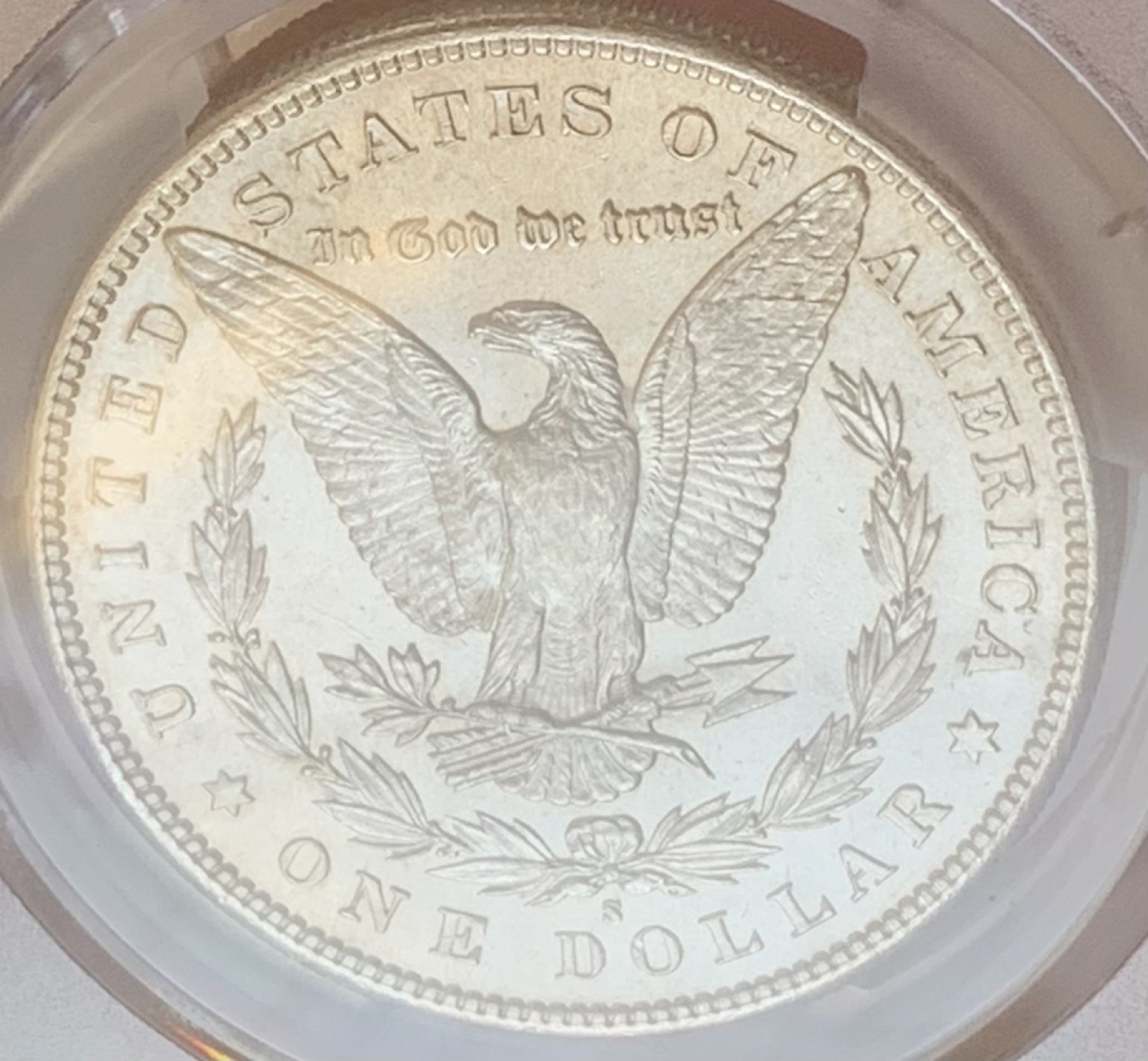 瓶子🏺第83期拍卖会 美国1881年摩根1美元银币  金标  不是量产评级PCGS MS64 