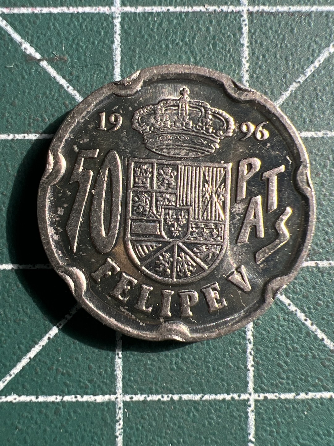 泡泡堂微拍第八十九幕硬币捡漏可累计专场👿👿，累计满二十元包邮，接受代拍业务 西班牙50比塞塔纪念币