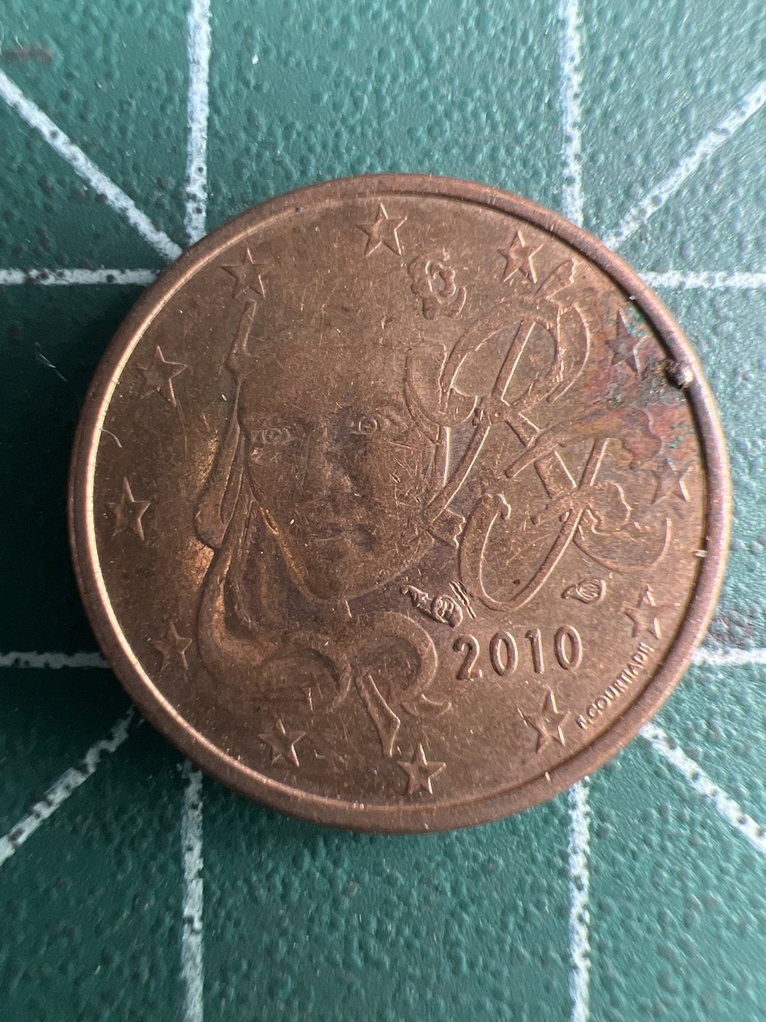 泡泡堂第326期  世界硬币 （无押金，捡漏，全场20包邮，偏远地区除外，接收代拍业务） 法国一欧分