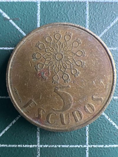 泡泡堂第254期  世界硬币 （无押金，捡漏，全场20包邮，偏远地区除外，接收代拍业务） 葡萄牙5埃斯库多