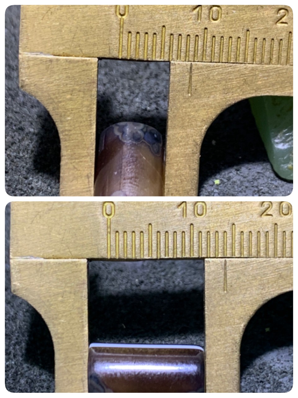 通货药师玛瑙通货随形桶珠5颗，