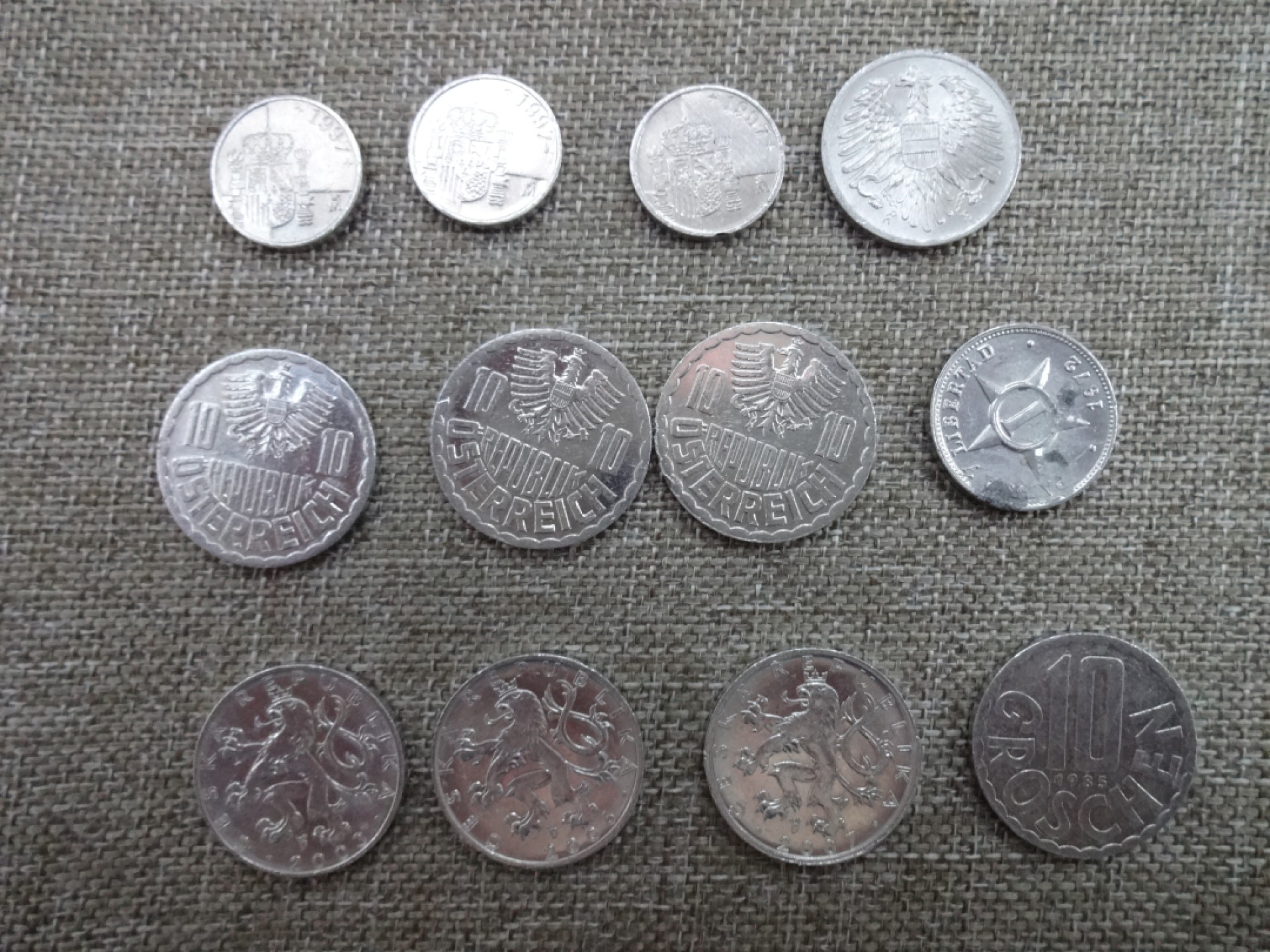 娃娃家-三月、第六场 欧洲铝币 -12枚起拍