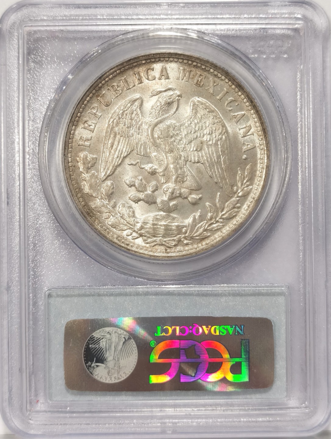 博洋堂世界钱币拍卖第019期（全场包邮） PCGS MS63 墨西哥1898年MO AM版直边鹰洋 Restrike
