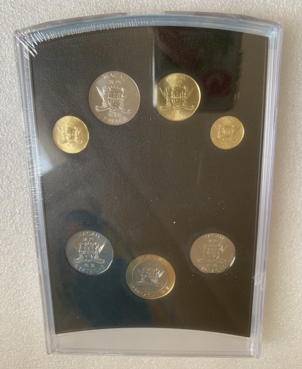 瓶子🏺第83期拍卖会 1999年澳门回归官方套币  原封