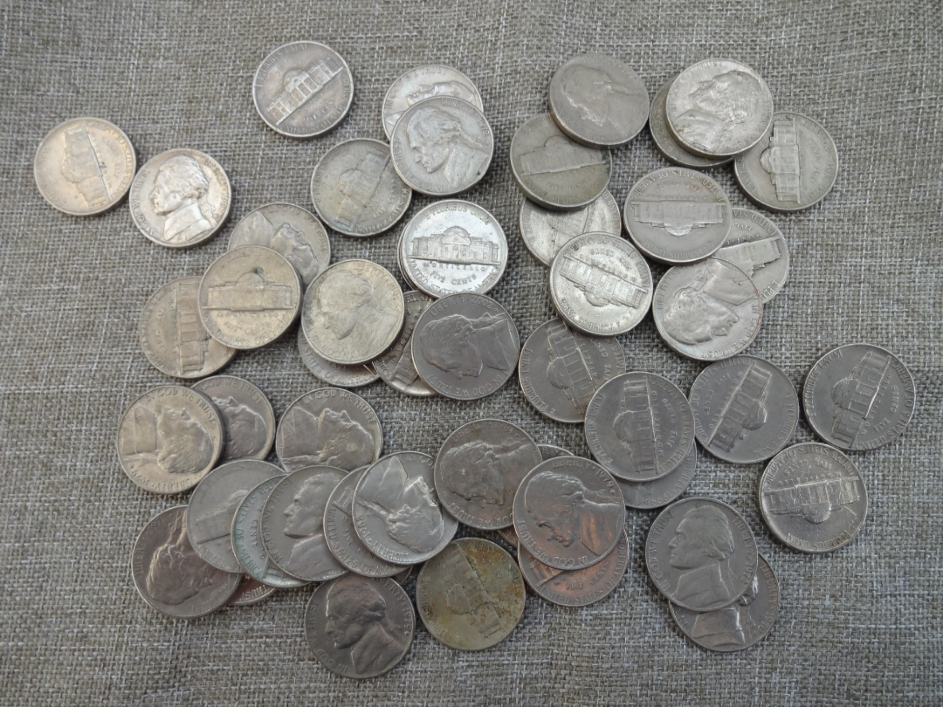 娃娃家-三月、第六场 美国5美分- 50枚起拍