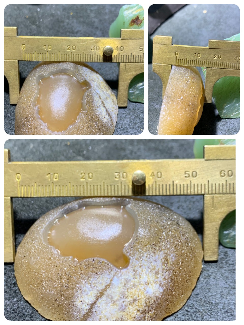 精美原皮高玉化冻料蒙料晶洞战国红玛瑙手工影雕工艺佛影把件一个，
