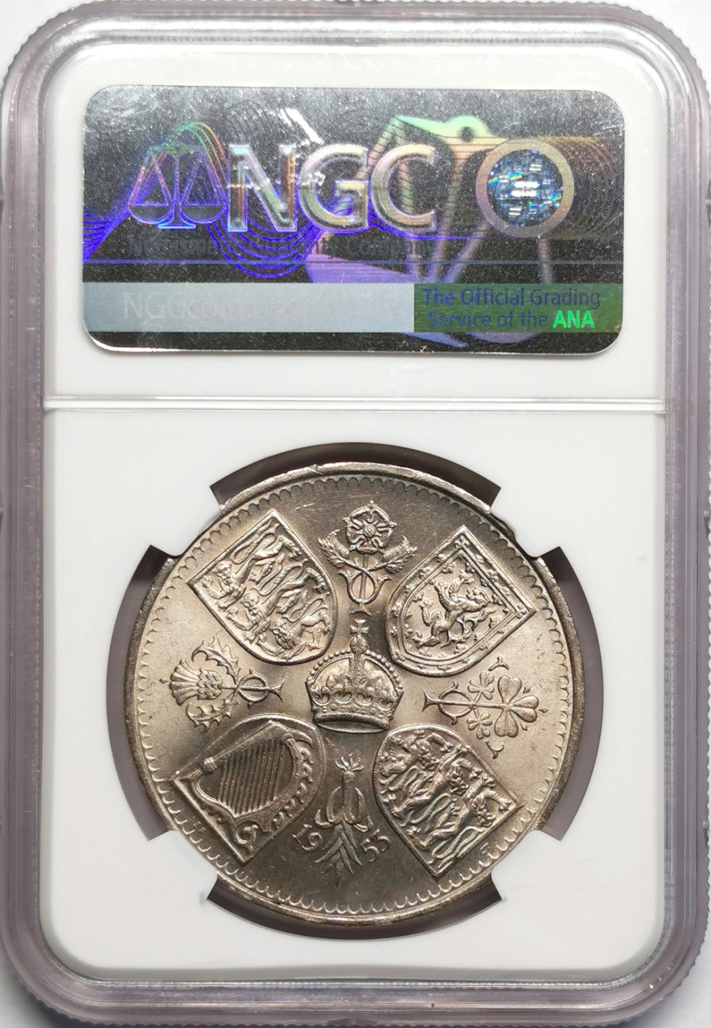 凡希社世界钱币微拍第二百三十二期 1953英国伊丽莎白加冕纪念克朗NGC-MS64