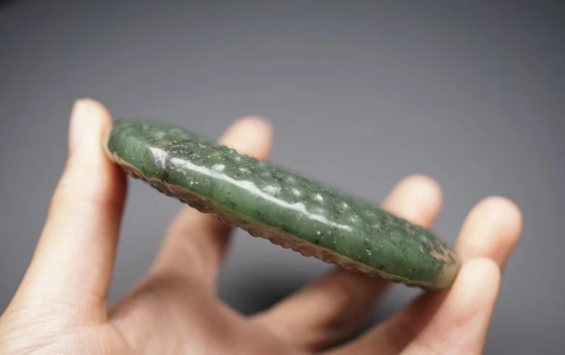 ｜冷门出品｜精选专拍·第贰拾场· 和田碧玉｜满工精雕·谷纹玉壁手把件