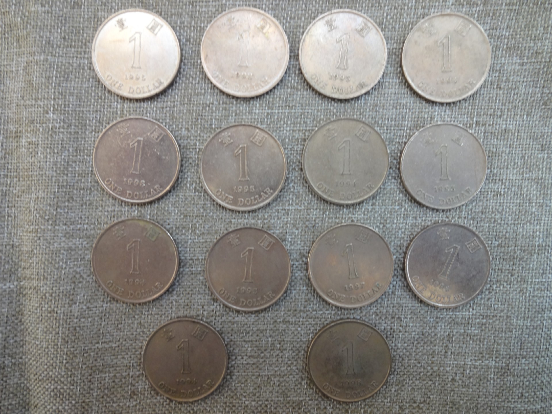 娃娃家-三月、第六场 香港紫荆花1元- 14枚起拍