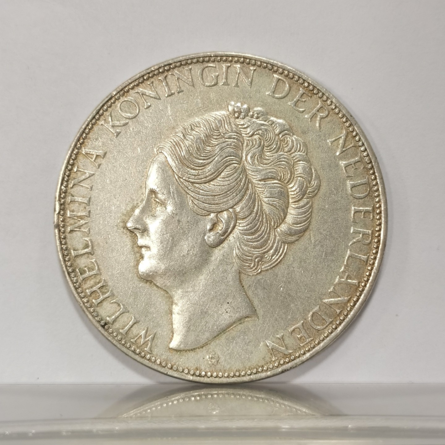 博洋堂世界钱币拍卖第019期（全场包邮） 1933年荷兰2.5盾银币