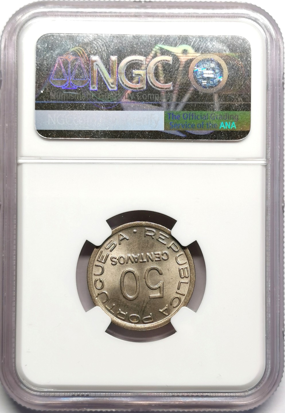 凡希社世界钱币微拍第二百三十二期 1948葡属圣多美与普林西比50分NGC-MS64目录价高！