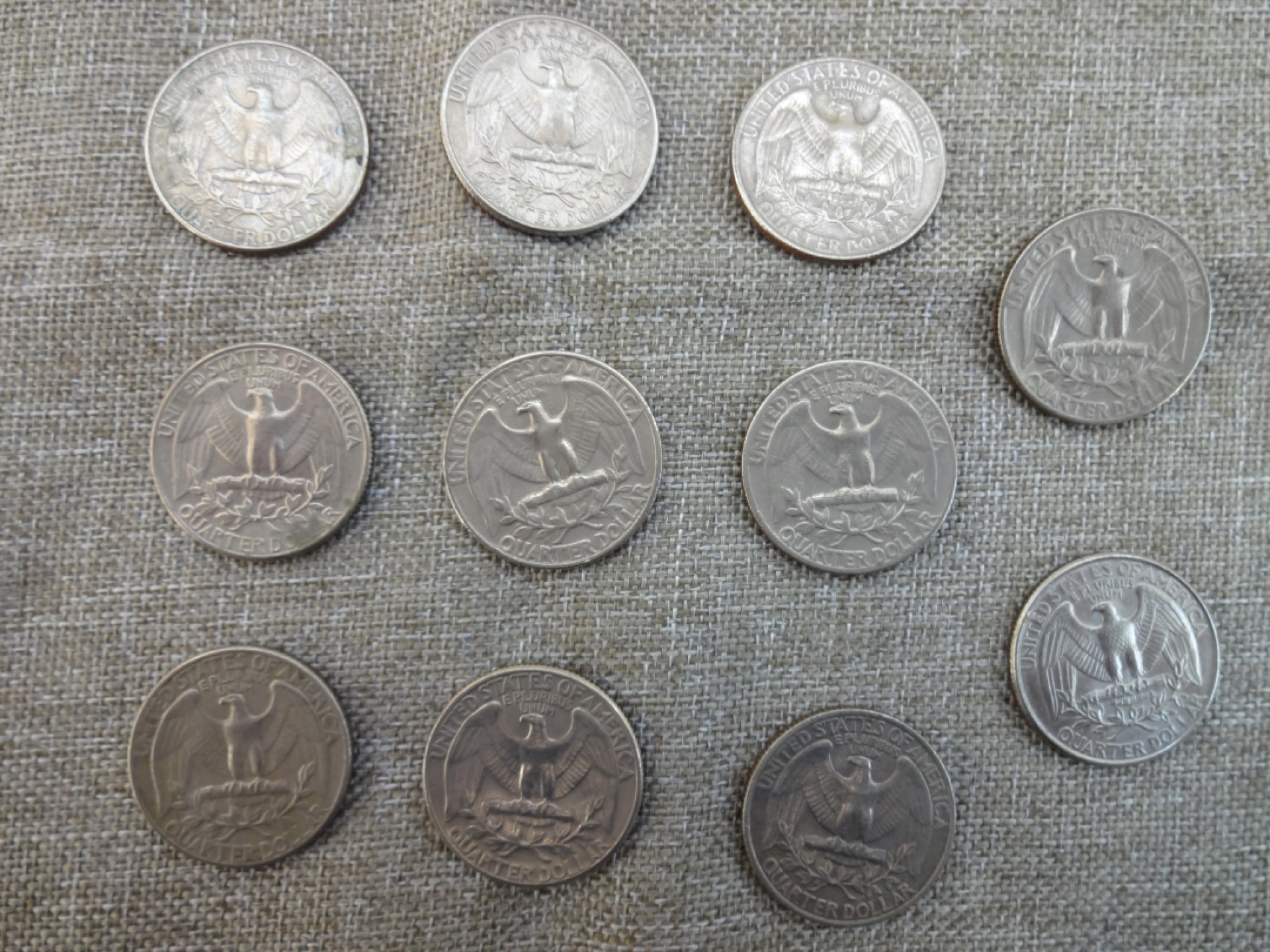 娃娃家-三月、第六场 美国25美分- 11枚起拍