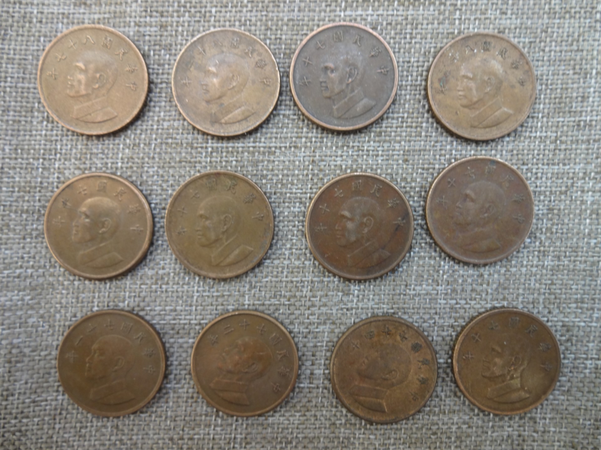 娃娃家-三月、第六场 台湾1元- 12枚起拍