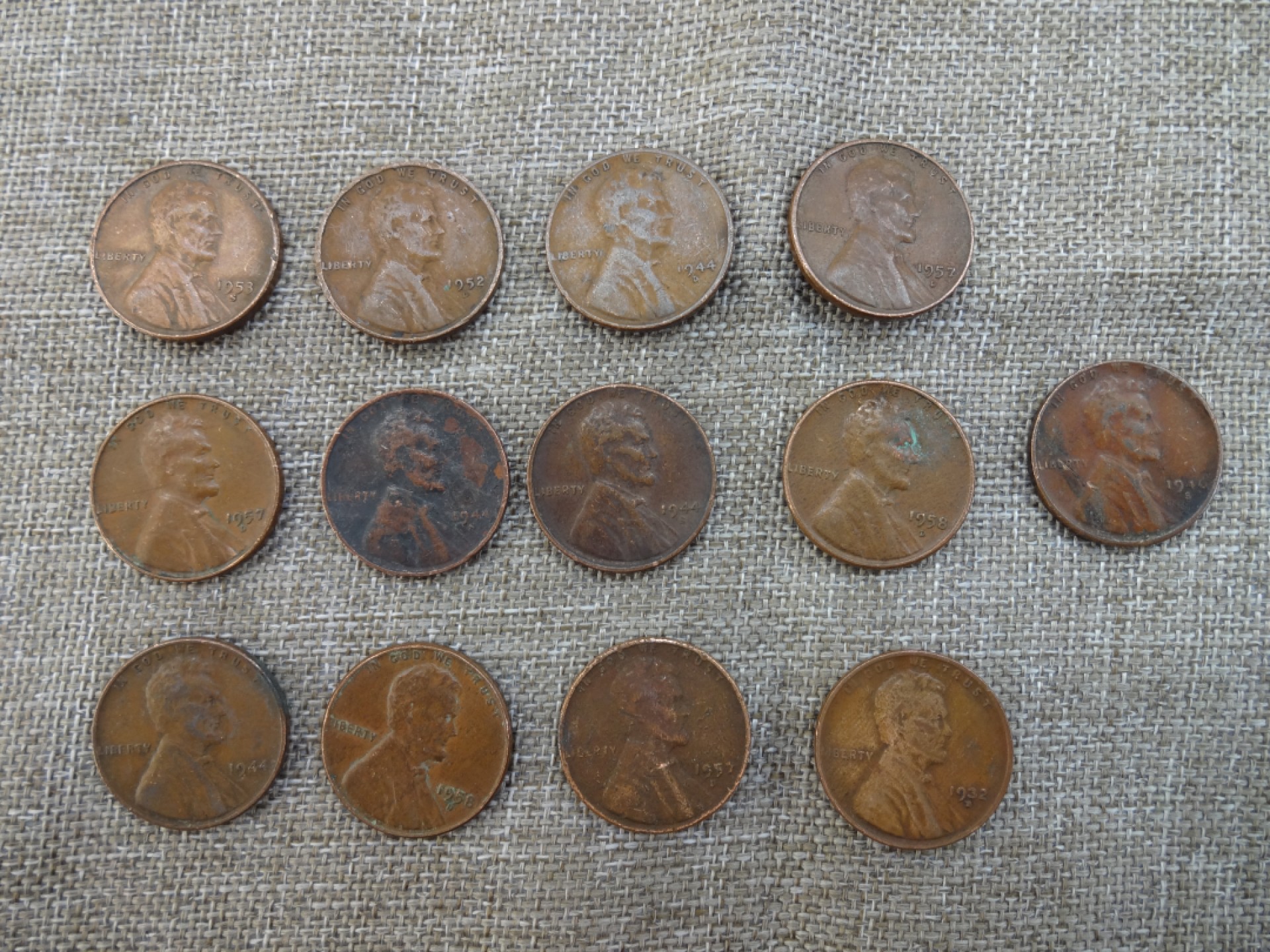 娃娃家-三月、第六场 美国麦穗1美分- 13枚起拍