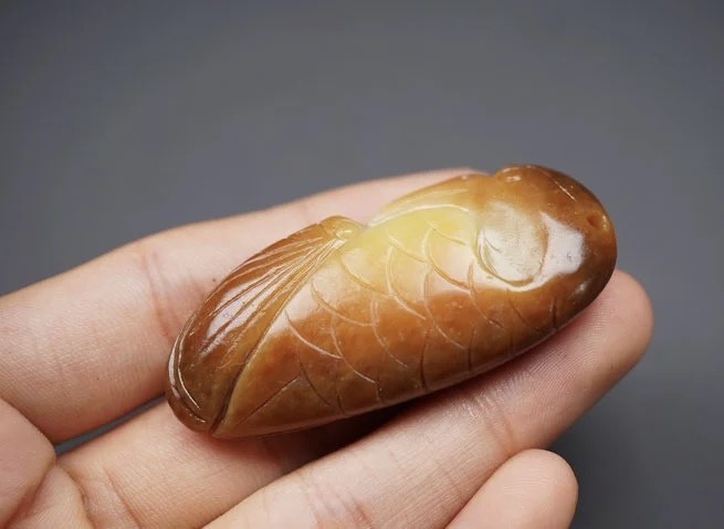 ｜冷门出品｜精选专拍·第贰拾场· 和田玉｜苏工精雕·鹤鱼同乐挂件