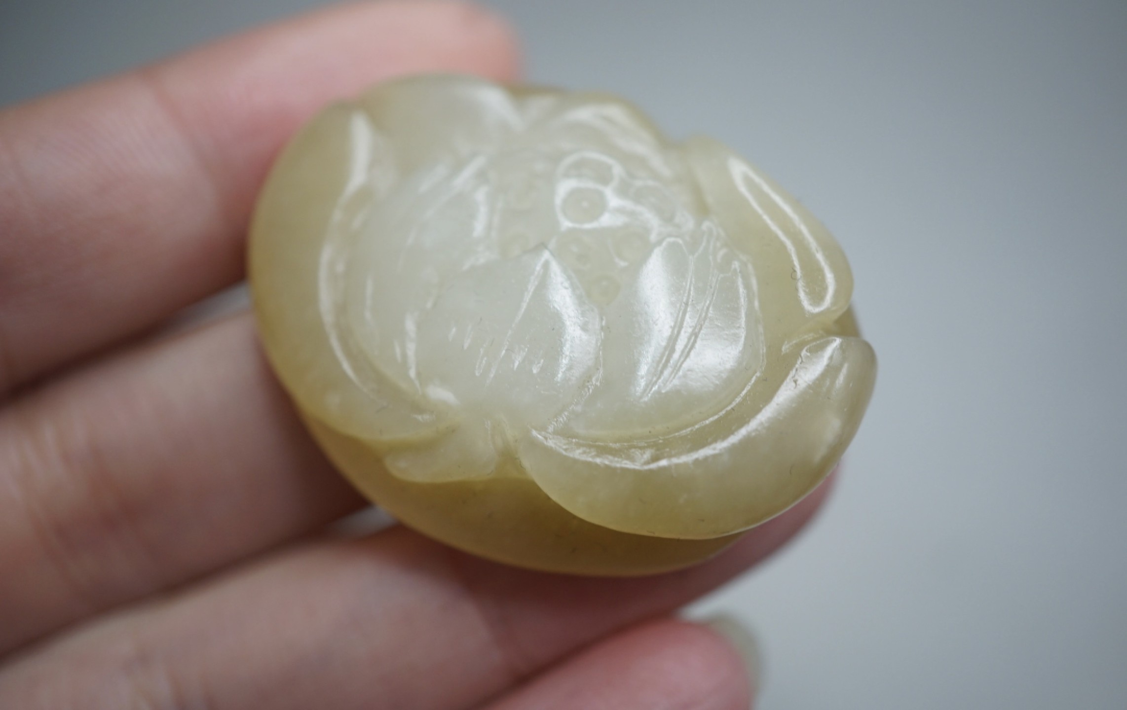 ｜冷门出品｜精选专拍·第贰拾场· 和田玉｜明清风｜苏工巧雕·莲香四方挂件