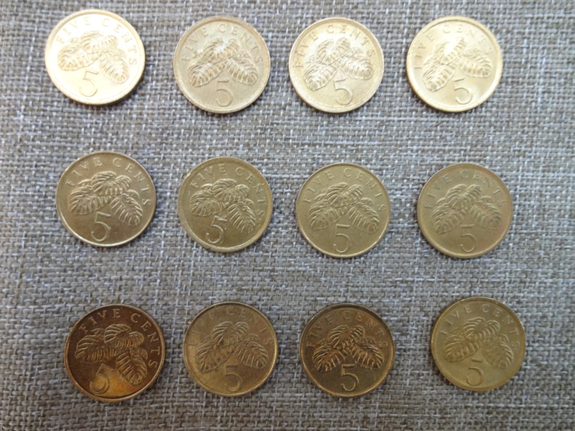 娃娃家-三月、第六场 新加坡5分 -12枚起拍