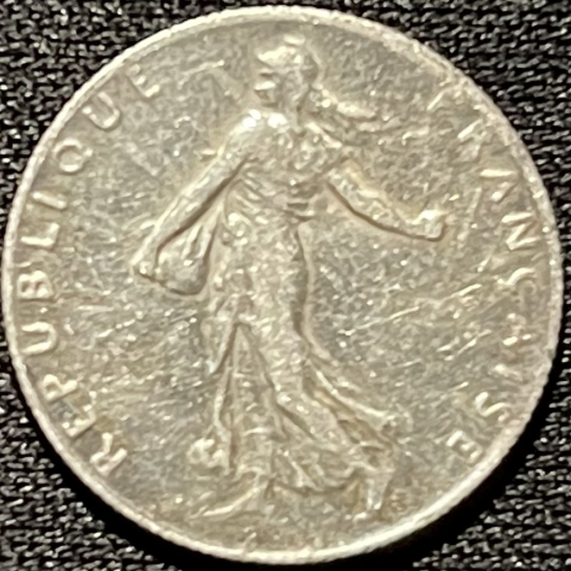 紫瑗钱币——第260期拍卖 法国 1918年 播种女神 50分 2.5克 0.835银 