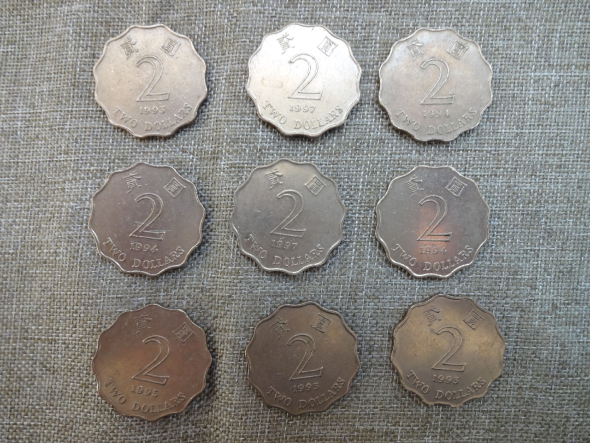 娃娃家-三月、第六场 香港紫荆花2元- 9枚起拍