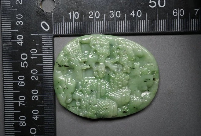 ｜冷门出品｜精选专拍·第贰拾场· 和田碧玉｜苏工精雕·山水重楼挂件