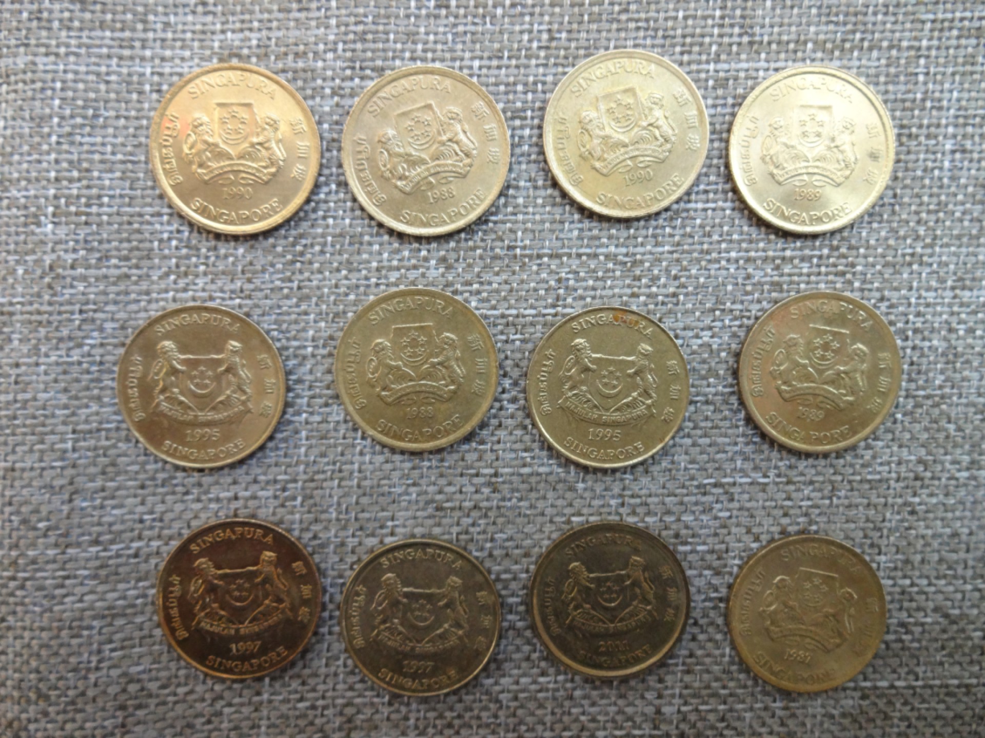 娃娃家-三月、第六场 新加坡5分 -12枚起拍