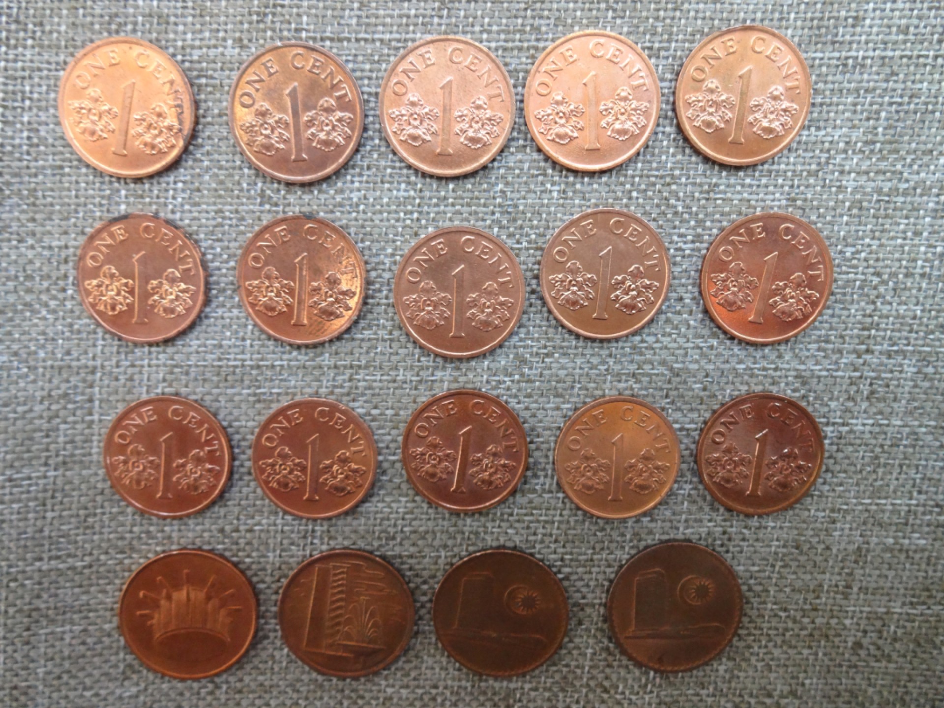 娃娃家-三月、第六场 新加坡1分十五枚+马来西亚1分三枚 -18枚起拍