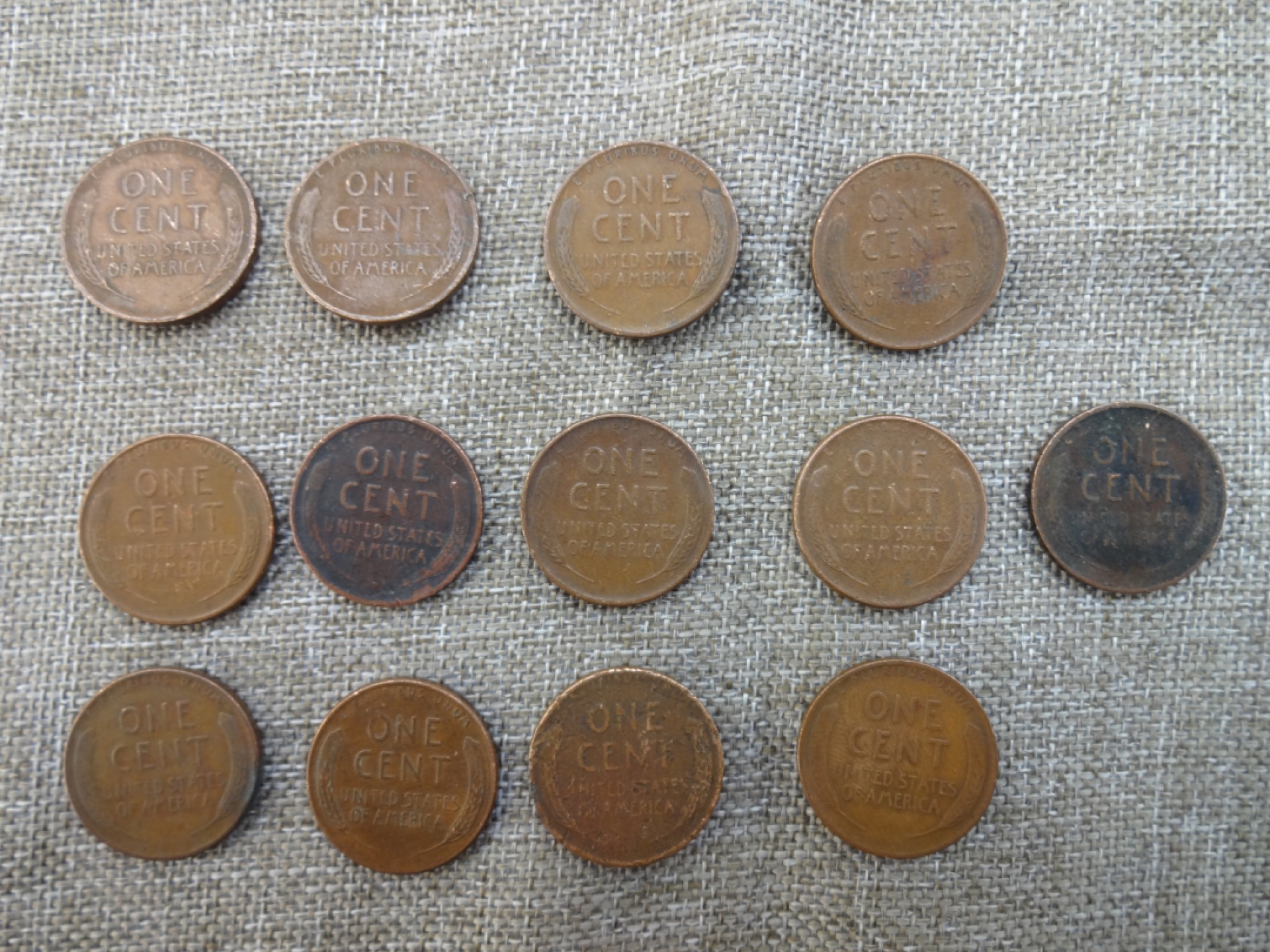 娃娃家-三月、第六场 美国麦穗1美分- 13枚起拍