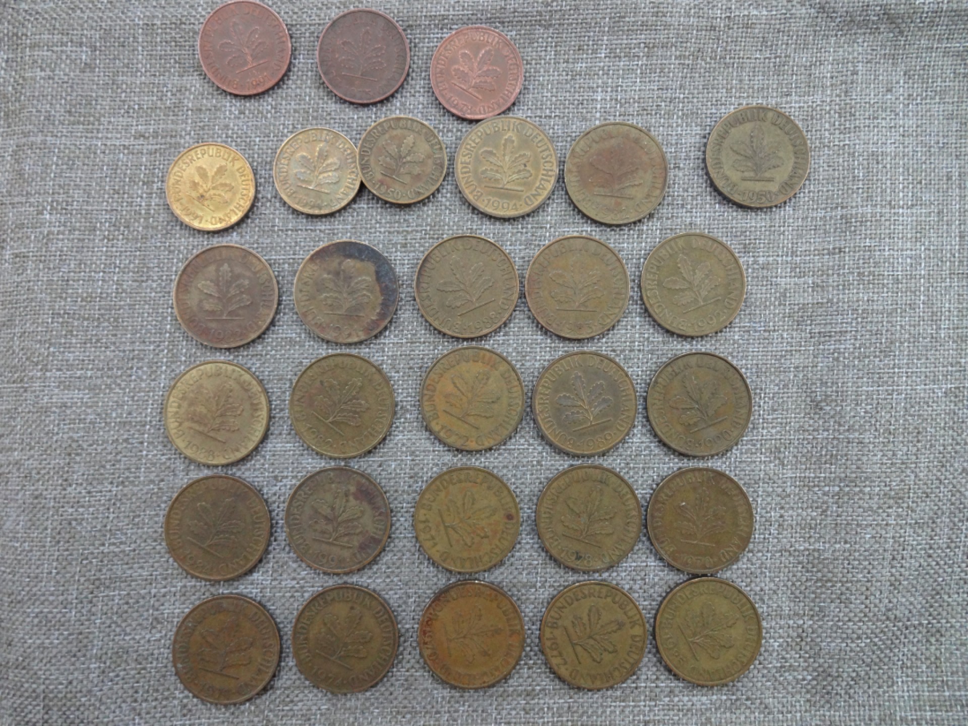 娃娃家-三月、第六场 德国辅币芬尼- 29枚起拍