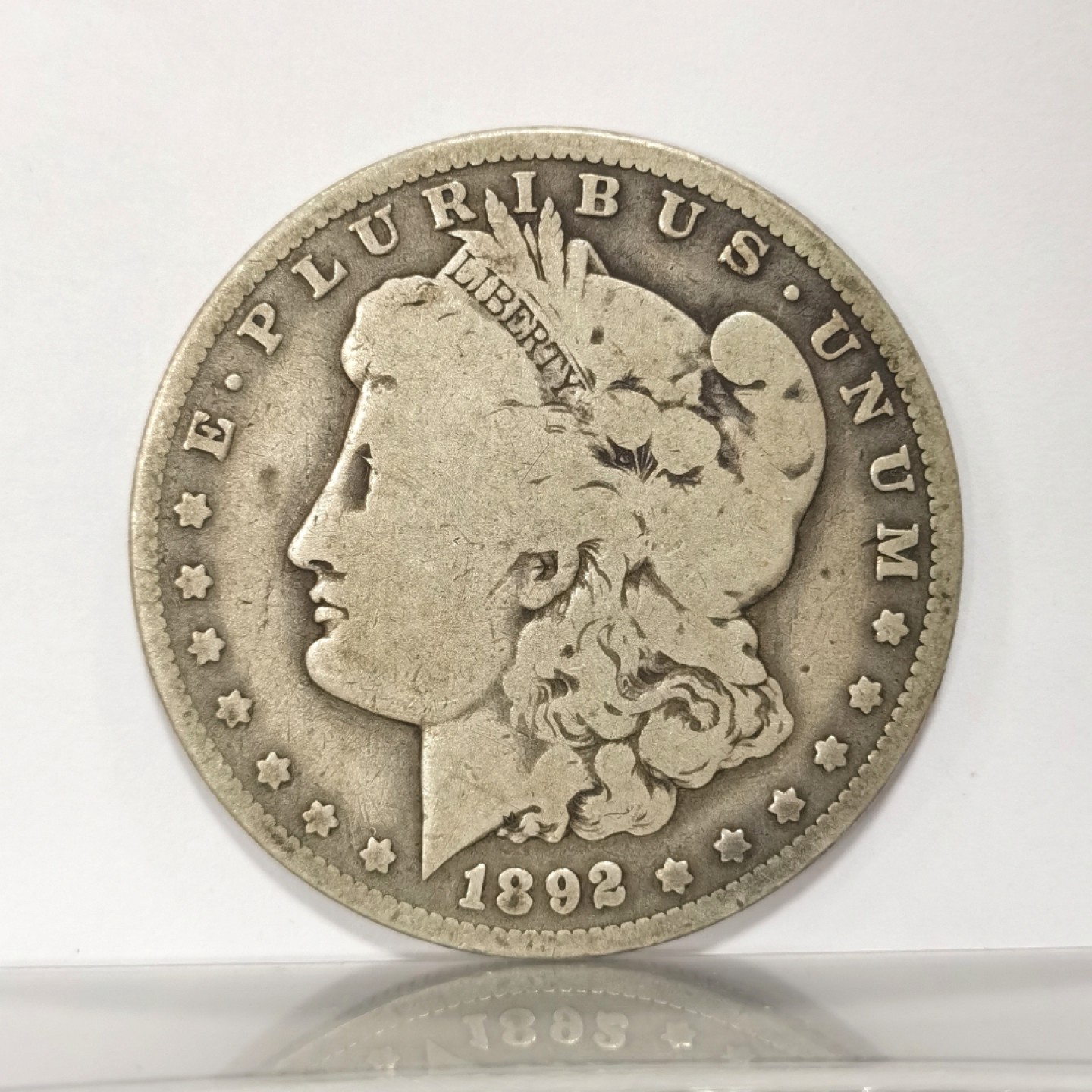 博洋堂世界钱币拍卖第019期（全场包邮） 1892年美国摩根大银币