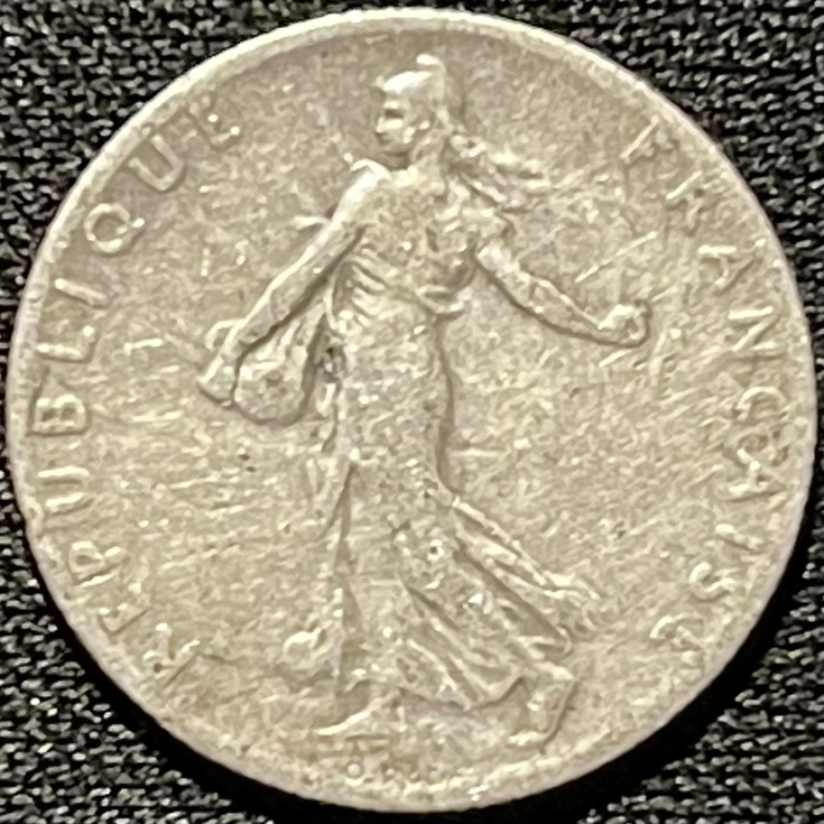 紫瑗钱币——第260期拍卖 法国 1898年 播种女神 50分 2.5克 0.835银