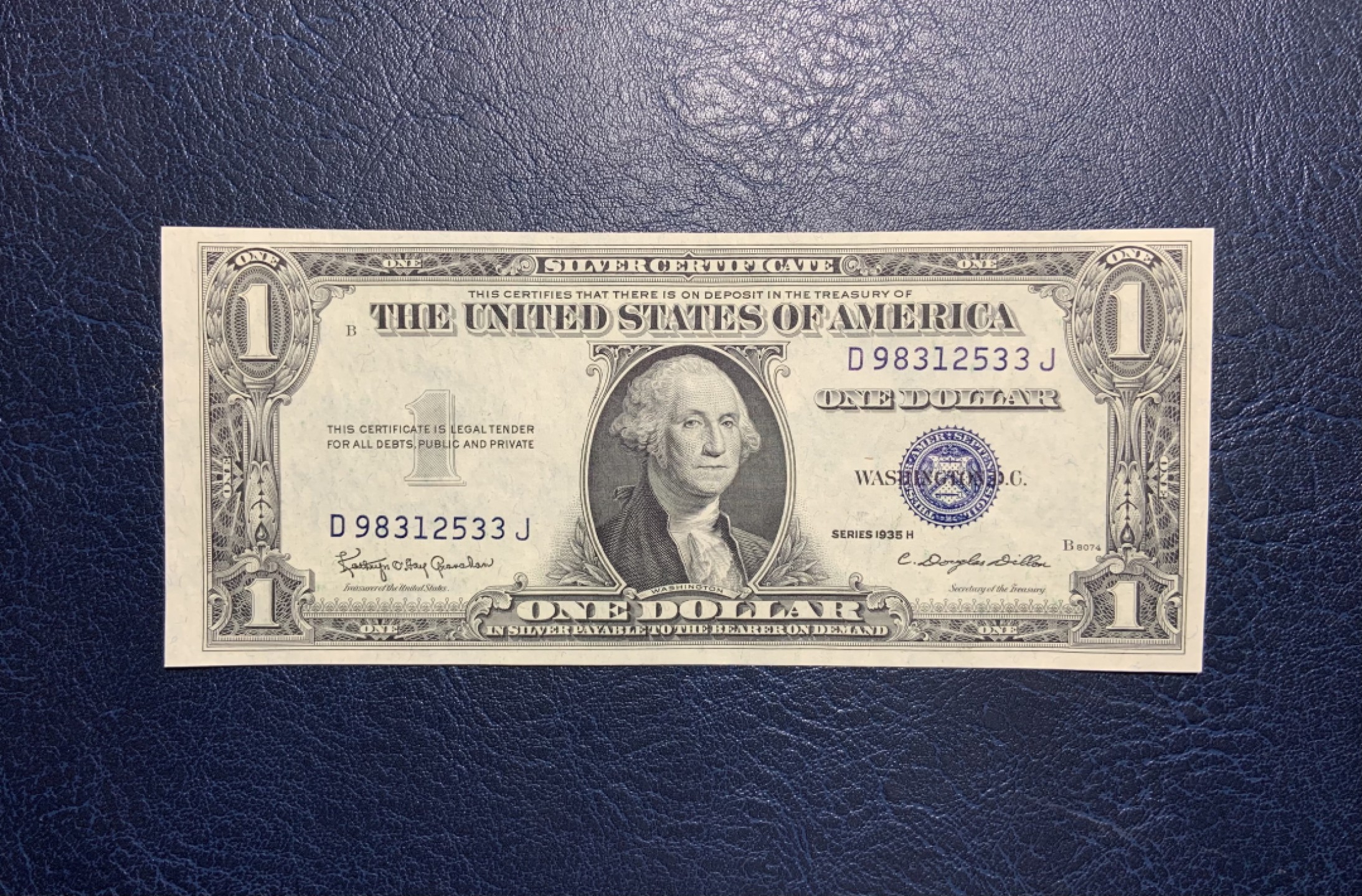 收藏联盟Quantum Auction 第241期拍卖  美国1935年1美元银币券 品相全新UNC
