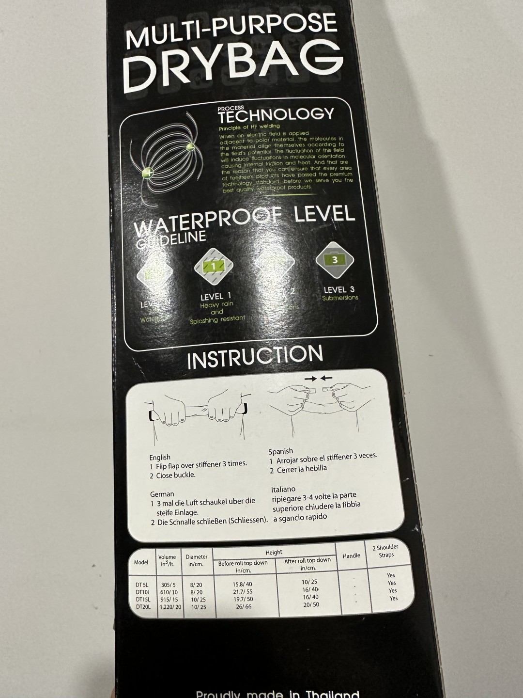 CSIS-GREAT评级精品钱币拍卖第一百八十六期 feelfree 泰国进口 升防水包 蓝色