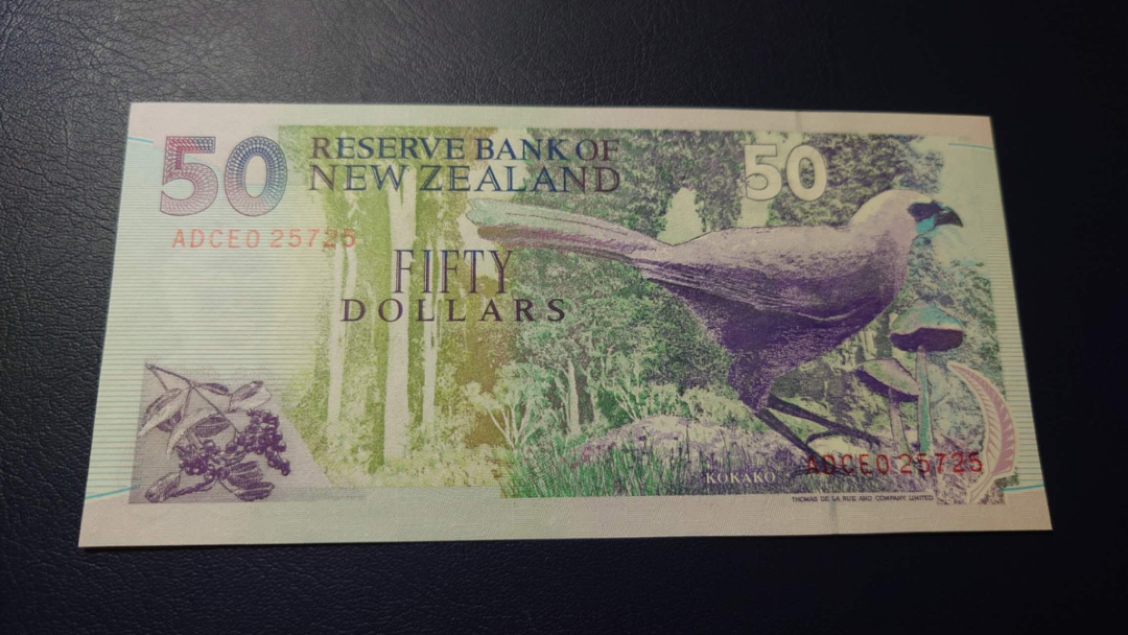 【世界钱币收藏】精选微拍第57期暨2023年第四期 裸钞专场 1992年新西兰50元 纸钞纪念钞 全新绝品 全程无4