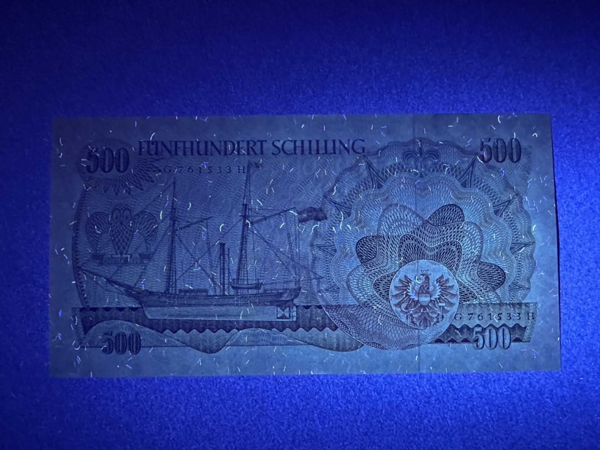 《张总收藏》94期——外币荟萃 奥地利500先令 UNC 1965年 奥地利发明家约瑟夫·雷色尔 