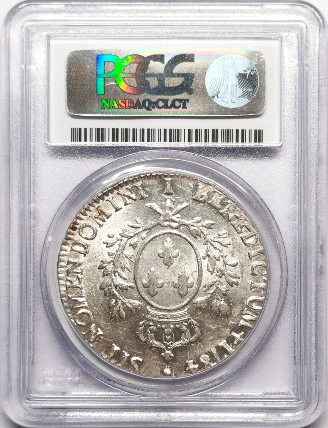 凡希社世界钱币微拍第二百三十二期 荐！1784I法国路易十六埃居大银PCGS-MS62全银光无减重痕！