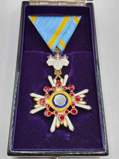 全场0元起拍 第40期 咸鱼国勋章拍卖专场 3月22日（周三）下午6：00开始 - 日本荣典后 瑞宝双光章 银制带盒