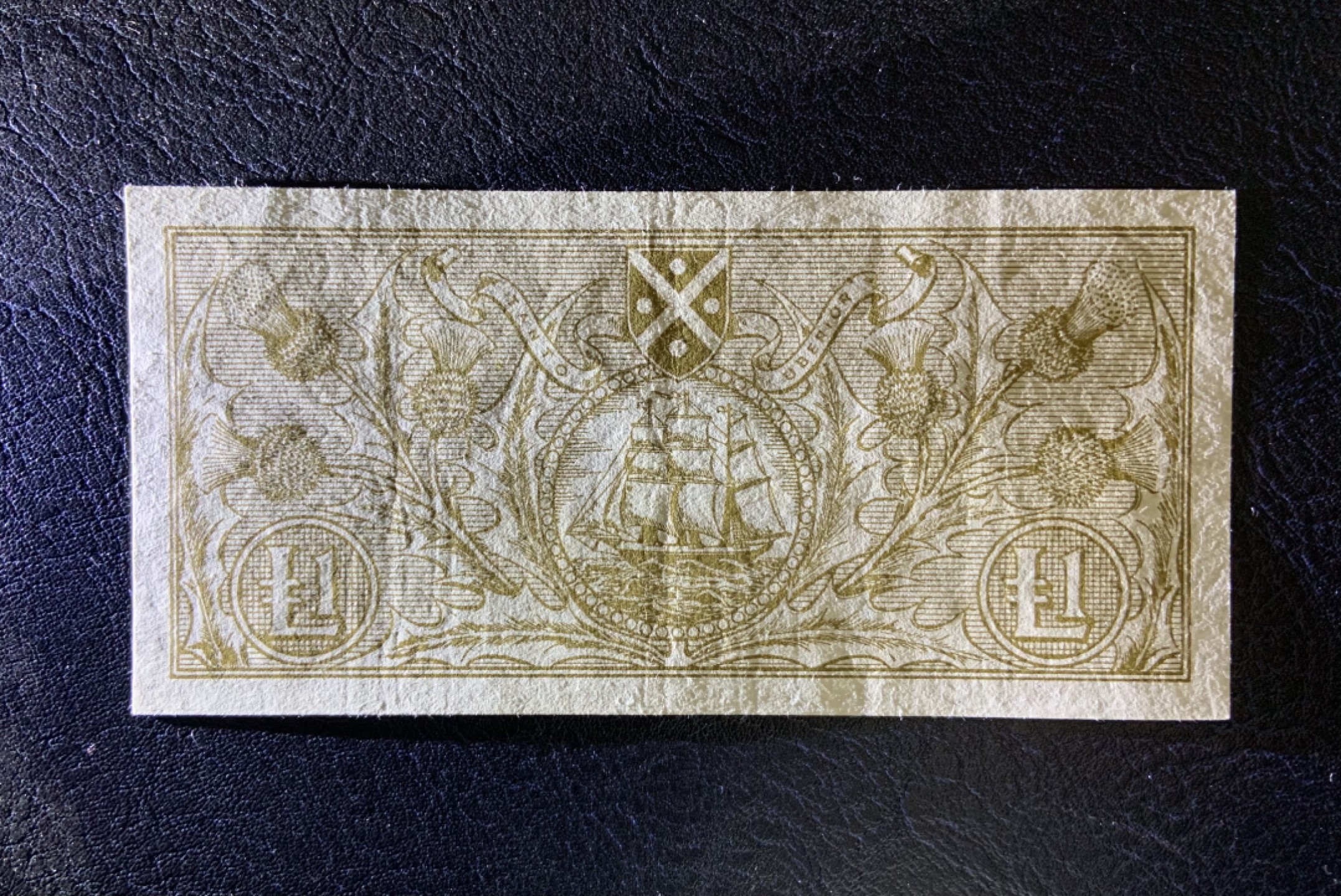 收藏联盟Quantum Auction 第241期拍卖  苏格兰1965年1镑 品相AU-