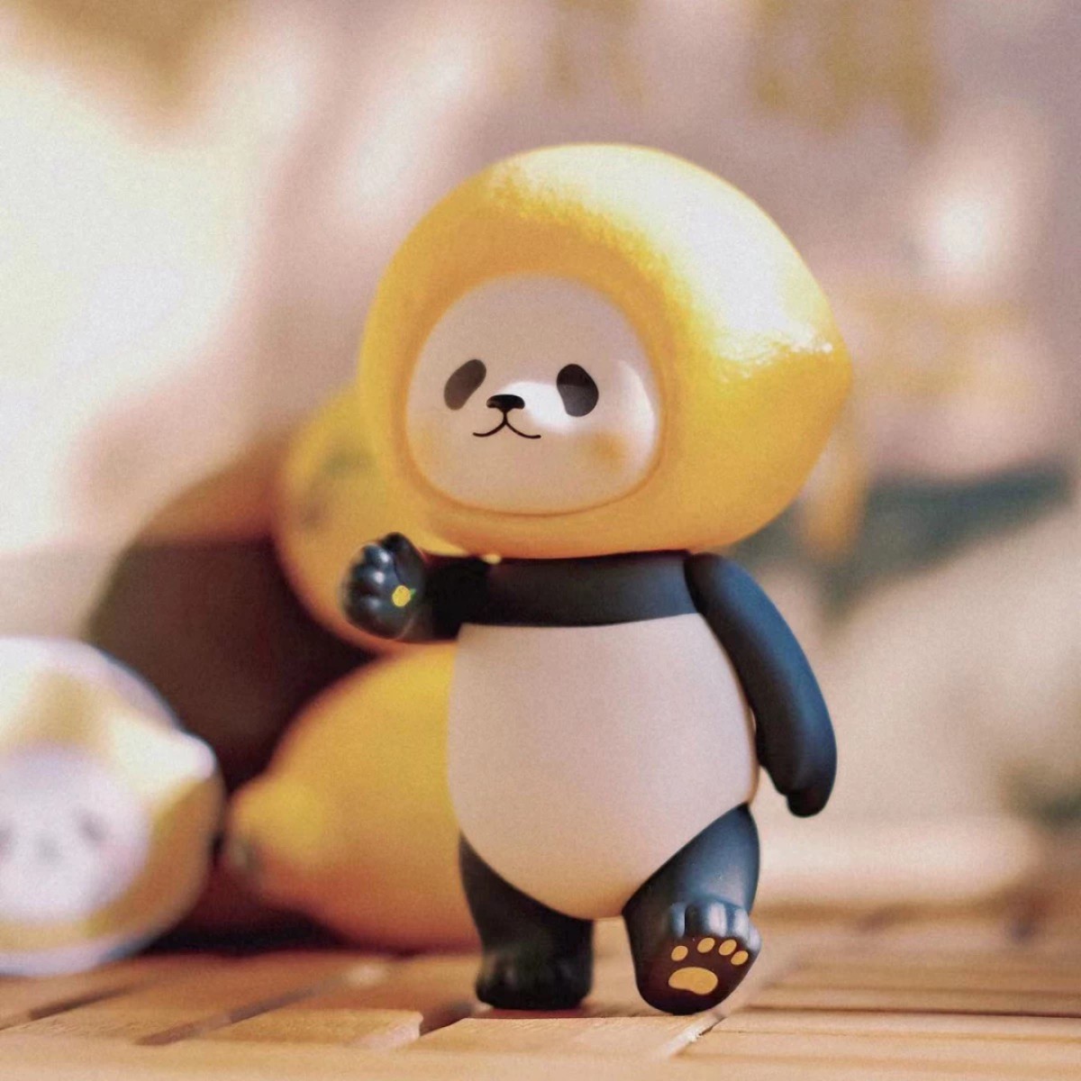 零元拍：全新 白熊百货Planetbear 产自Panpan果园的柠檬潘潘 Lemon Panpan 有柠檬香气 花花～