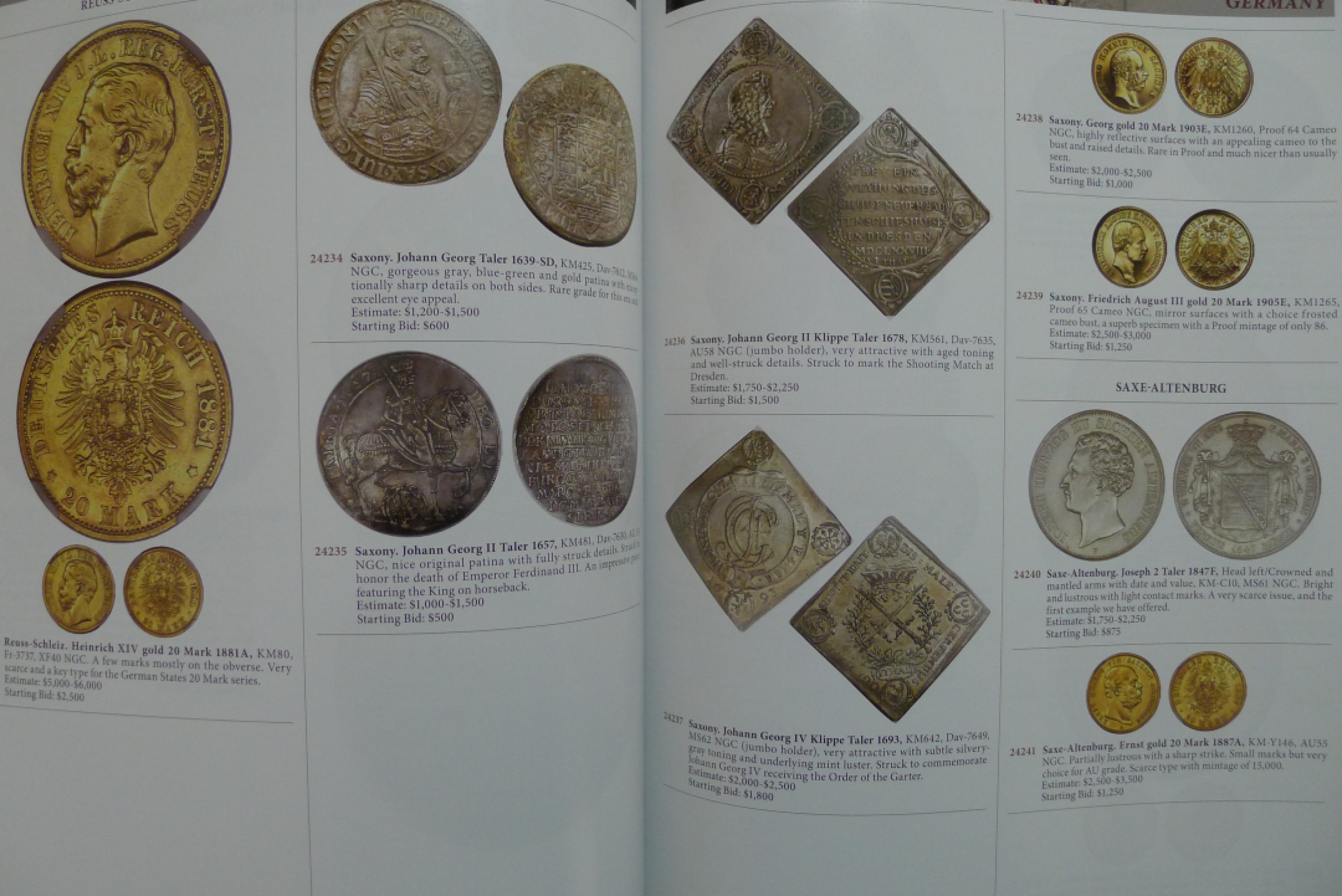 世界钱币章牌书籍专场拍卖第89期 HERITAGE 世界币章拍卖目录3016 (超厚446页)