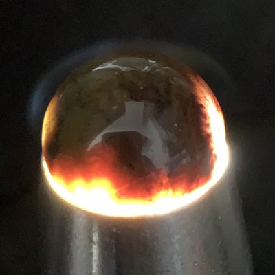 精美草花纹玛瑙圆珠一颗！ 精美草花纹玛瑙圆珠一颗！