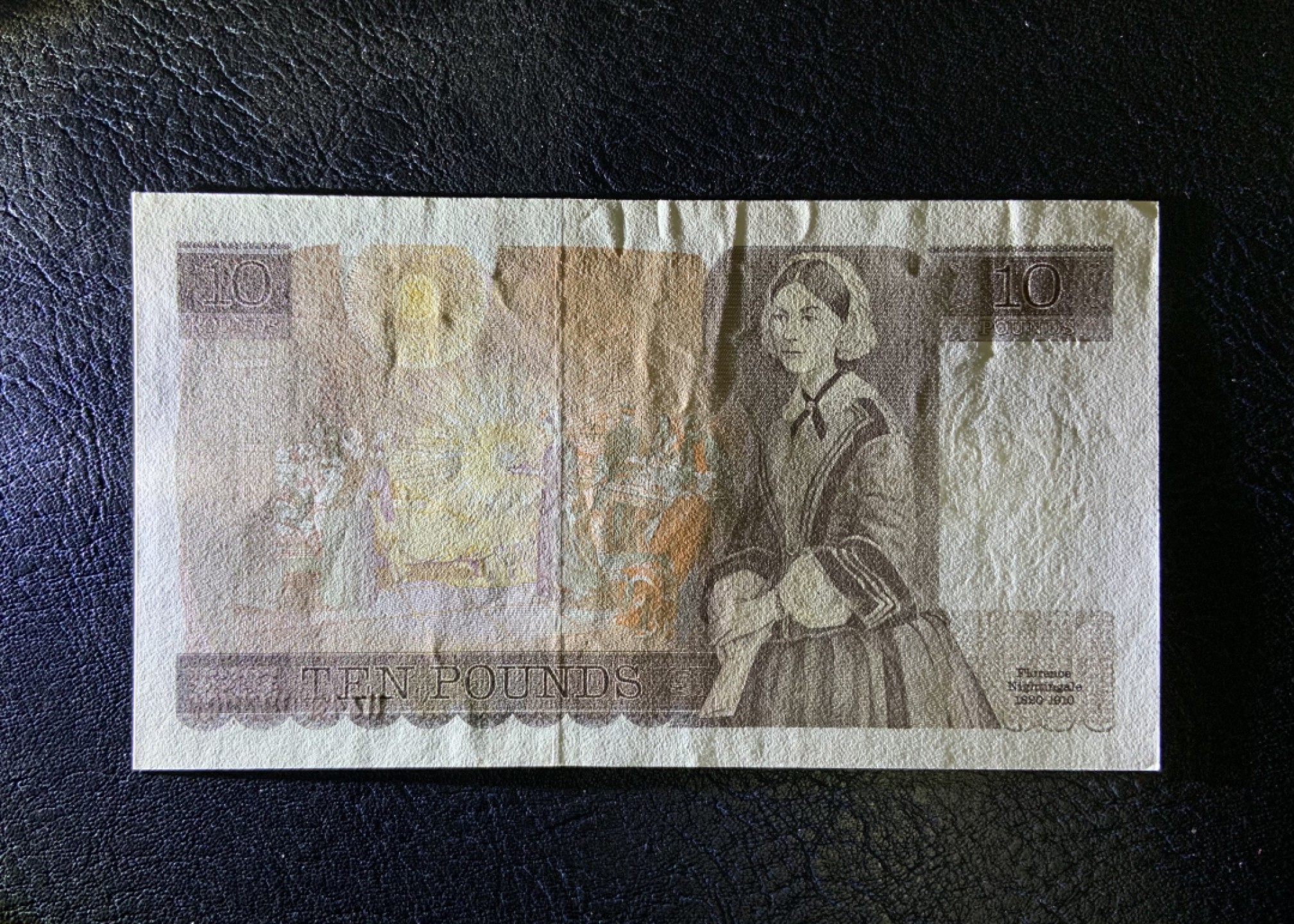 收藏联盟Quantum Auction 第241期拍卖  英国1988-91年10镑 品相UNC-  近代护理学奠基人 南丁格尔